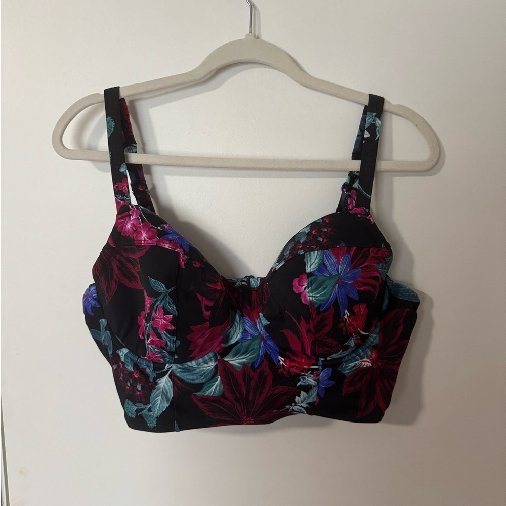 Torrid Floral Swim Top